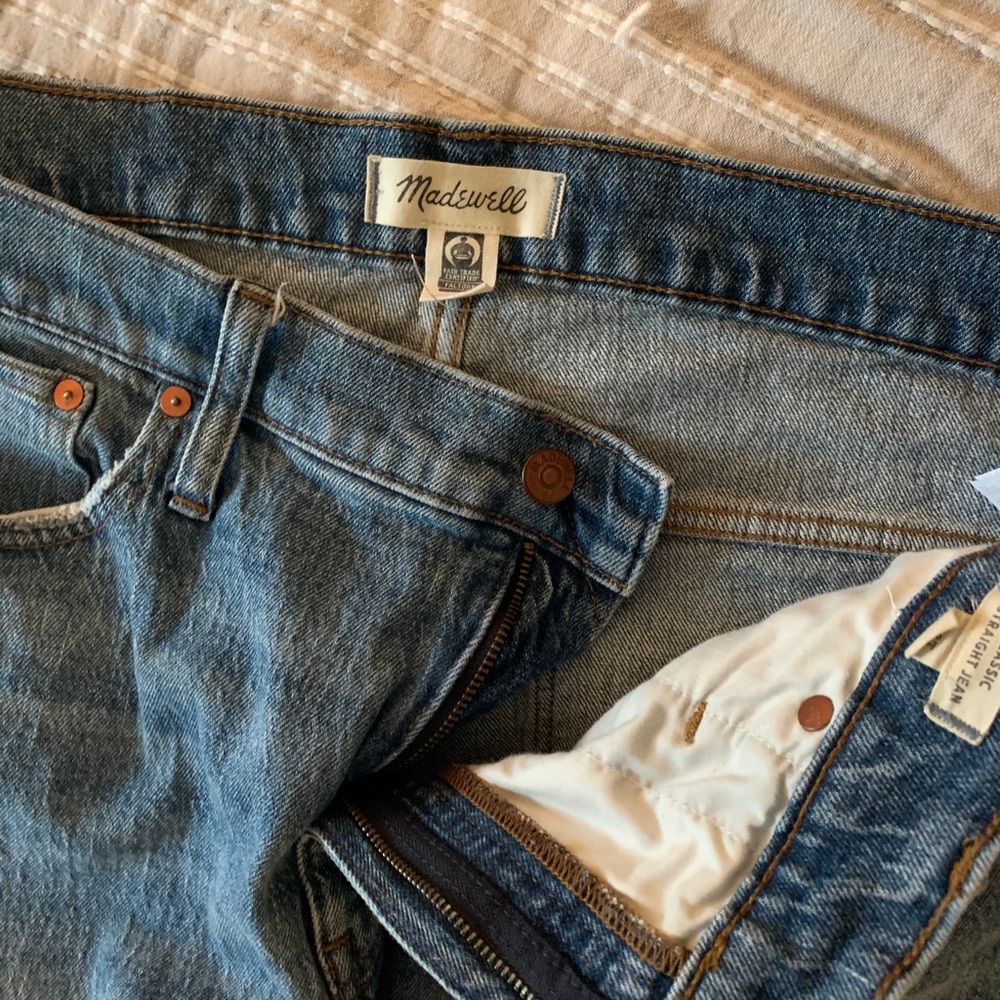 Madewell TALL high rise mom jeans